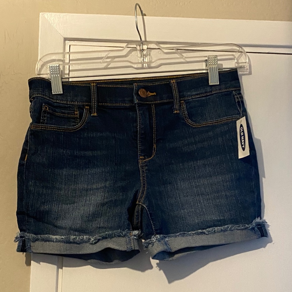 Girl's Cuffed Jean Shorts